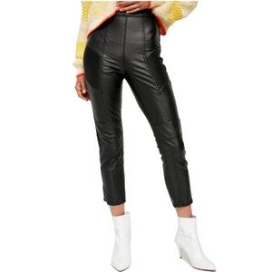 Free People Kaelin Faux Leather Moro Skinny Leggings